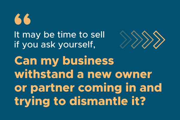 Can my business withstand a new owner or partner