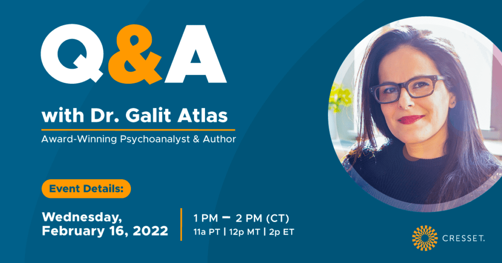 Q&A with Dr. Galit Atlas