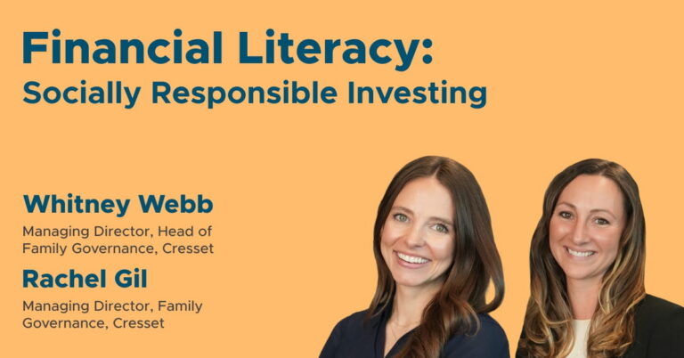 Financial Literacy: Socially Responsible Investing