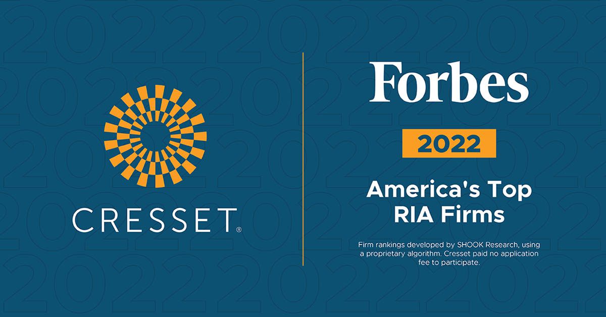 Cresset Named One of America’s Top RIA Firms Cresset Capital
