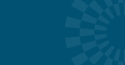 Blue background with Cresset Icon