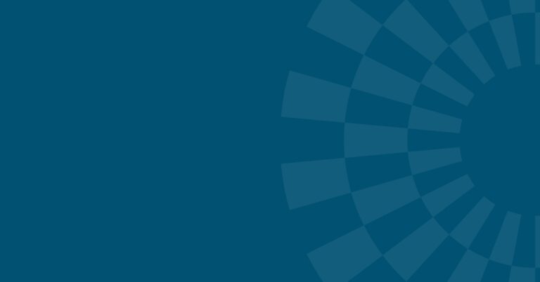Blue background with Cresset Icon