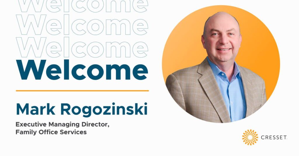 Welcome Mark Rogozinski-
