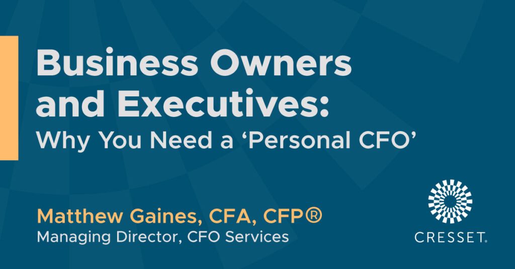Personal CFO for Business Owners + Executives
