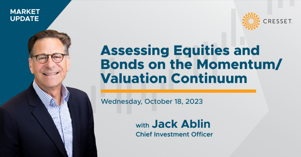 Assessing Equities and Bonds on the Momentum/Valuation Continuum Market Update 10.18.2023