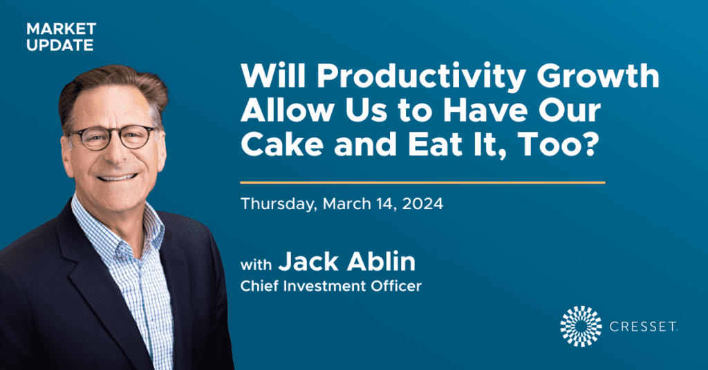 Will Productivity Growth Allow Us to Have Our Cake and Eat It, Too?
