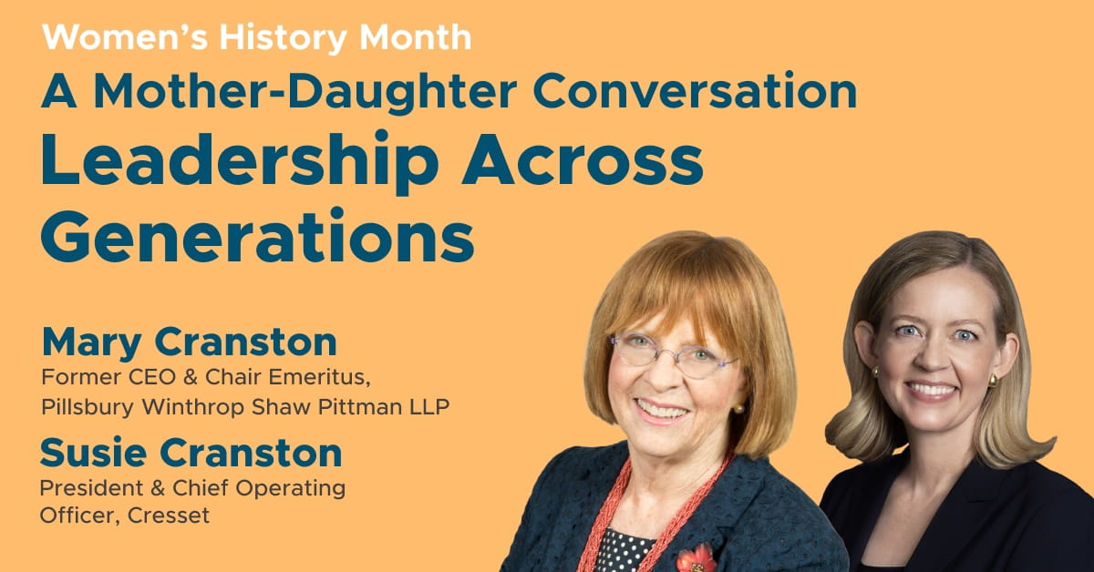 Susie & Mary Cranston -Leadership Across Generations Thumbnail