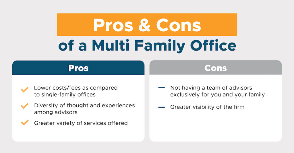 Pros and Cons of a Multi Family Office