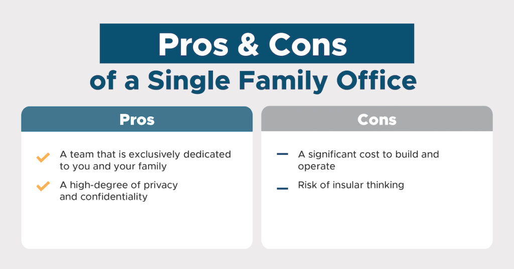 Pros and Cons of a Single Family Office