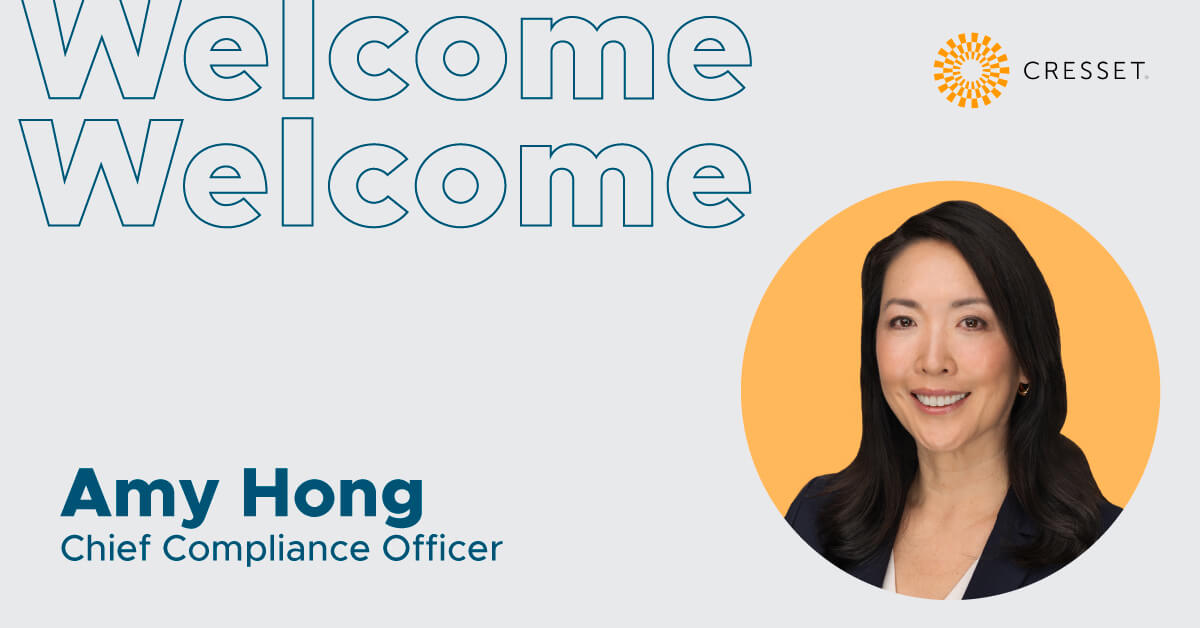 Cresset Hires Amy Hong as Chief Compliance Officer