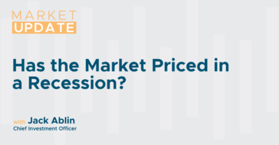 Market Update: Has the Market Prices in a Recession?