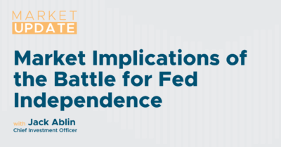 Market Update: Market Implications of the Battle for Fed Independence 