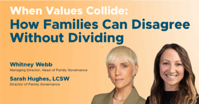 How Families Can Disagree Without Dividing