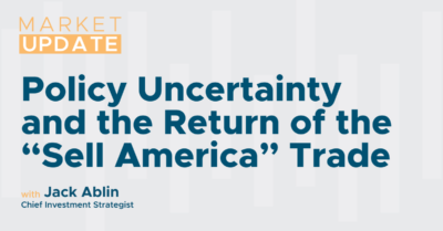 Policy Uncertainty and the Return of the “Sell America” Trade