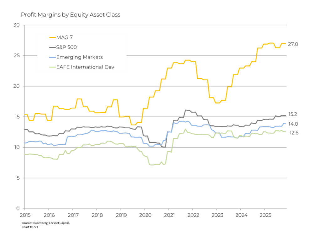 Profit Margins by Equity Asset Class