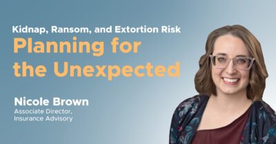 Kidnap, Ransom, and Extortion Risk