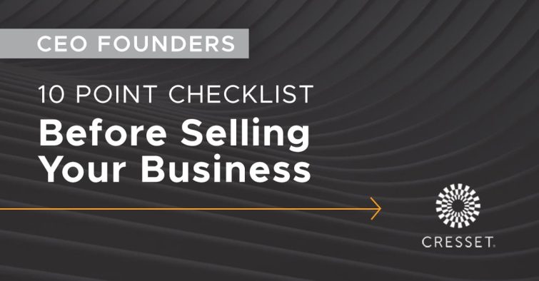 Before Selling Your Business