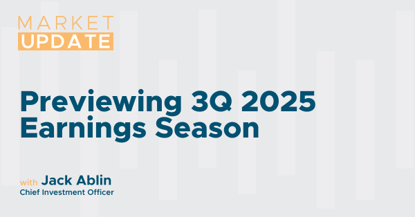 Market Update: Previewing 3Q 2025 Earnings Season