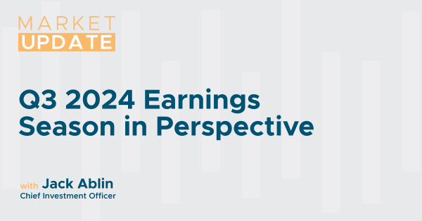 Market Update Q3 2024 Earnings Season in Perspective 