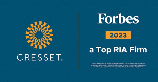 Cresset named one of 2023 Forbes Top RIA Firms