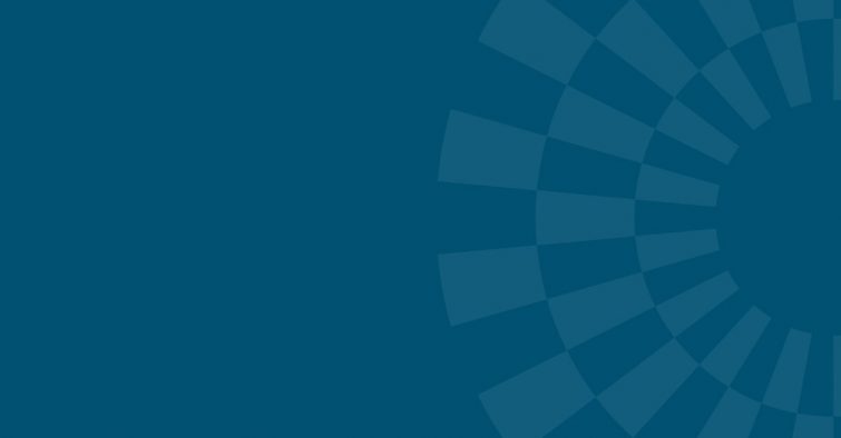 Blue background with Cresset Icon