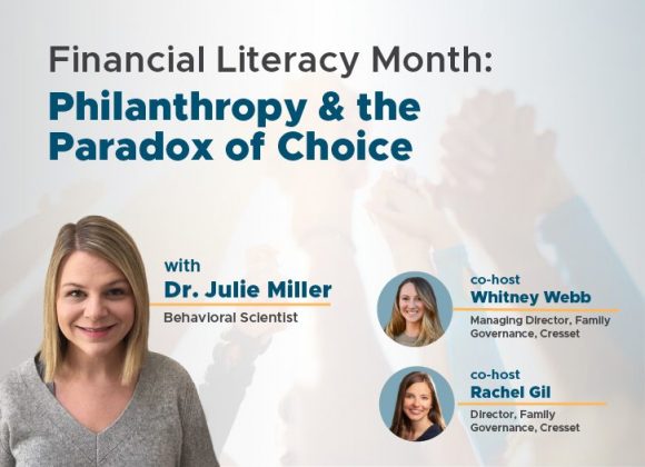 JULIE M FinancialLiteracyMonthWebinar Philanthropy Thumbnail 525x725