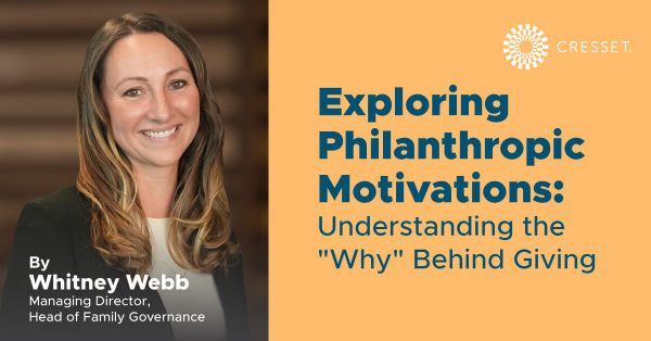 Exploring Philanthropic Motivation