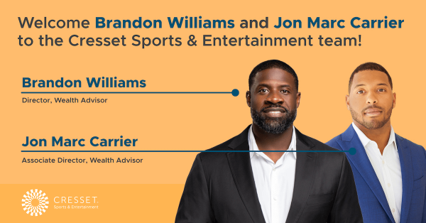 Welcome Brandon Williams and Jon Marc Carrier to Cresset