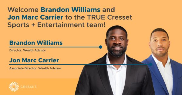 Welcome Brandon Williams and Jon Marc Carrier to TRUE Cresset