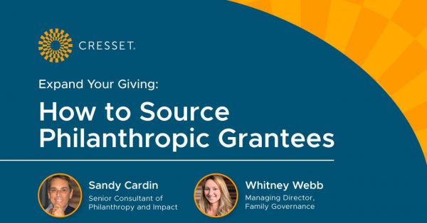 Expand your giving - How to source philanthropic grantees